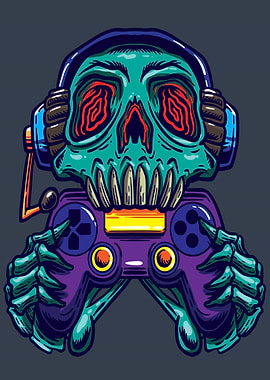 Halloween Gamer Zombie