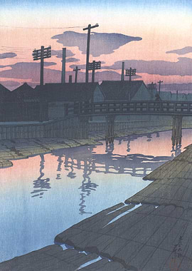 Dusk At Kiba Lumber Yard