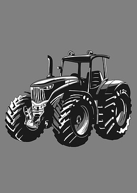 Farming Tractor Farmer