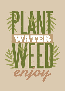 Plant Water Weed Enjoy