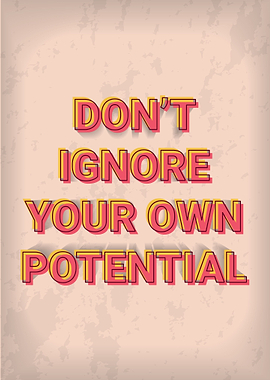 Vintage Motivation Quote