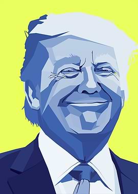 Donald Trump art poster