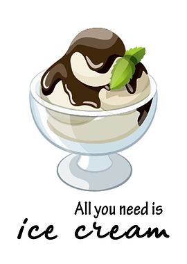 All you need is ice cream