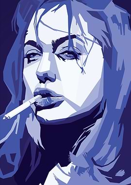 Angelina Jolie print art