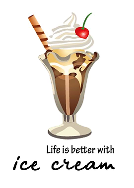 Better with ice cream