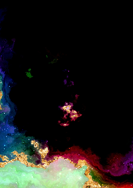 100 Starry Nebula in Space