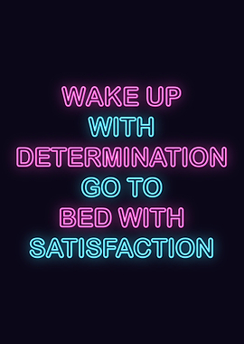 Neon Motivation Quote