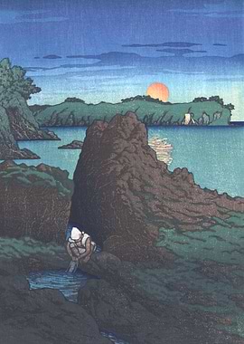 Port Of Ogi At Sunset