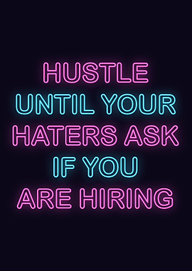 Neon Motivation Quote