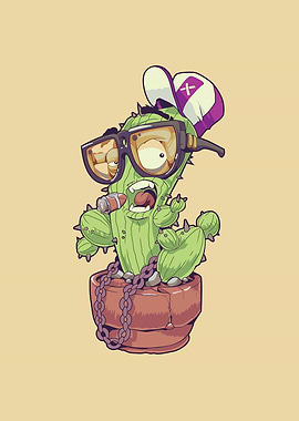 Cactus with Glasses