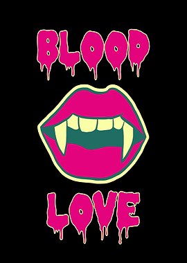 Sexy Hallowenn Lips Blood