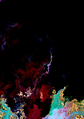 100 Starry Nebula in Space