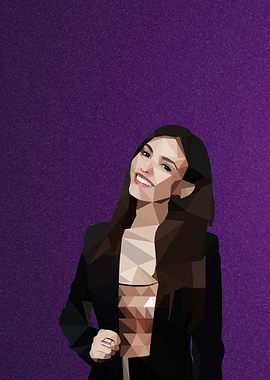 Victoria Justice Geometric