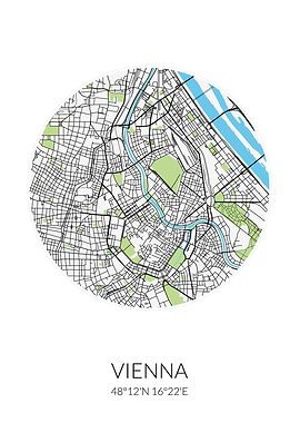 Vienna Circle City Map