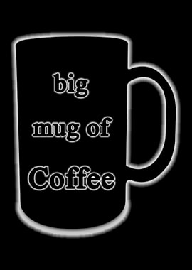big mug of coffee