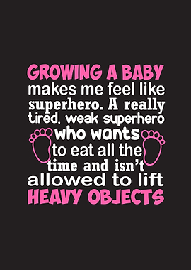 Superhero Pregnant