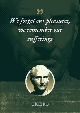 We forget our pleasures