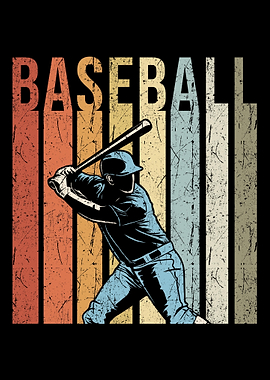 Baseball Player Retro