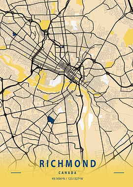 Richmond Yellow City Map