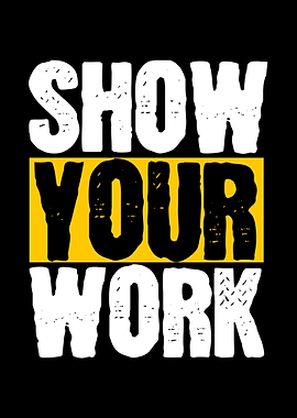 Show Your Work Teacher Sch