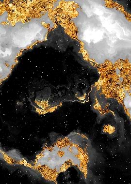 100 Starry Nebulas B and W