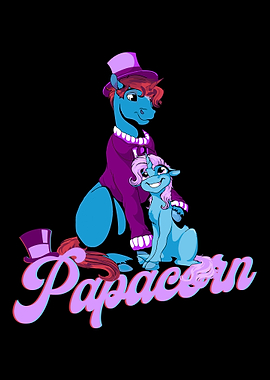 Father Papa Unicorn Dad