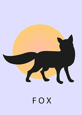 Silhouette of Fox