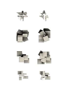 Intersected cubes