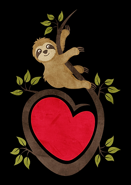 Funny yoga Sloth Gift For