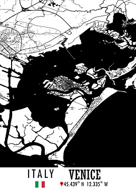 Venice ITALY Map
