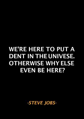 Steve Jobs Qoute
