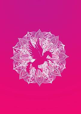 Mandala Pink Unicorn