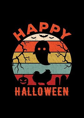 Pomeranian Happy Halloween