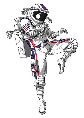 Muay Thai Astronaut