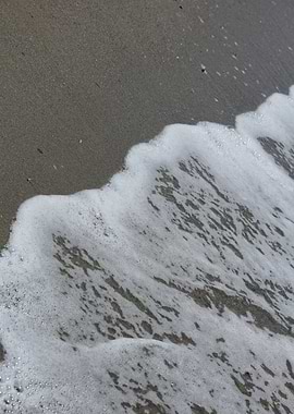 Waves macro background