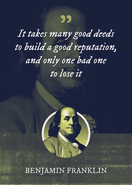 It takes many good deeds