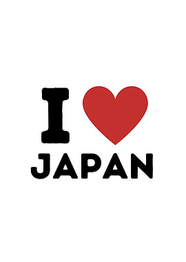 I Love Japan Simple Heart