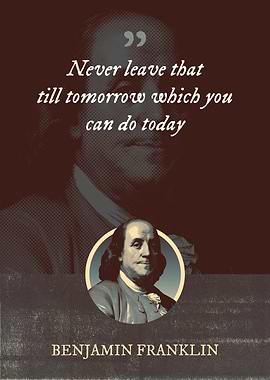 Never leave that till