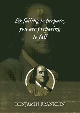 By failing to prepare you