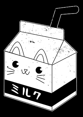 Japanese Milk Neko Cat