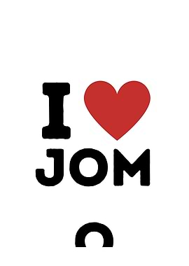 I Love JOMO Simple Heart