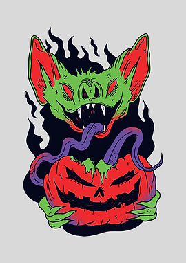 Bat Halloween Scary
