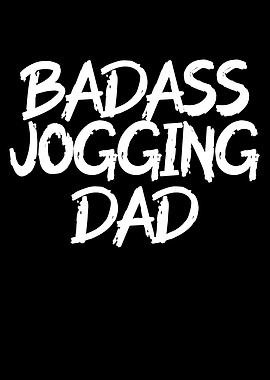 Badass jogging dad