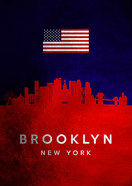 Brooklyn New York Skyline