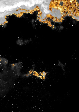 100 Starry Nebulas B and W