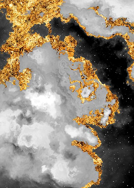 100 Starry Nebulas B and W