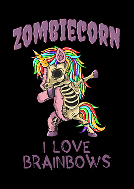 Zombie Unicorn Halloween