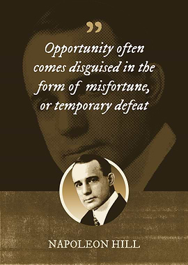 Opportunity often comes