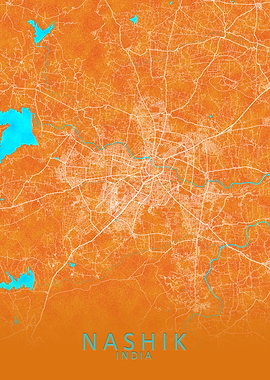 Nashik India City Map