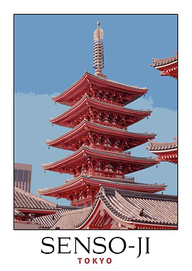 Senso Ji Travel Poster
